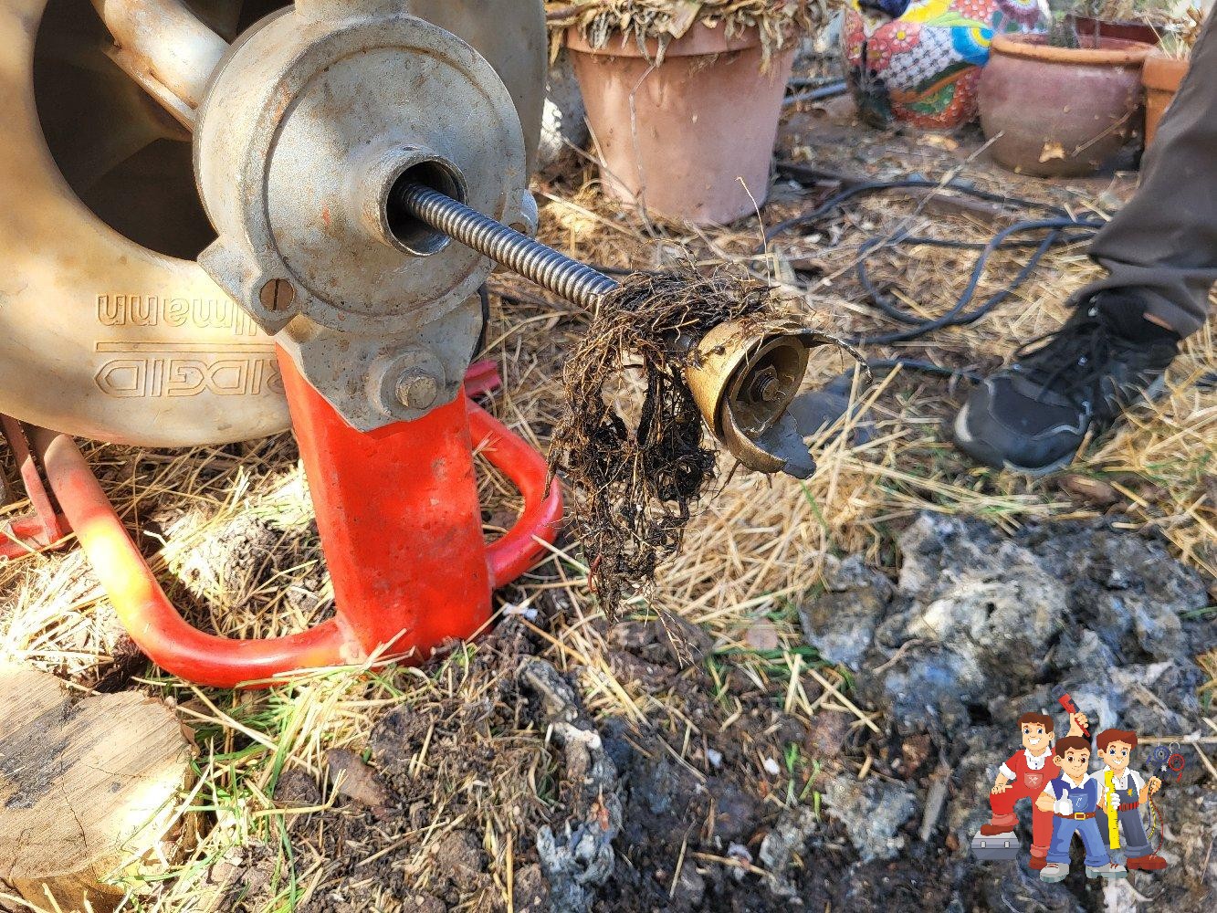 1 drain machine roots